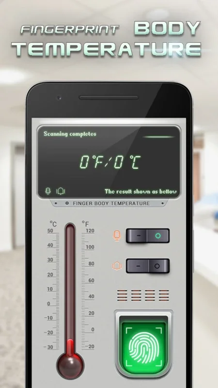 Finger Temperature for Android - Fun Entertainment App