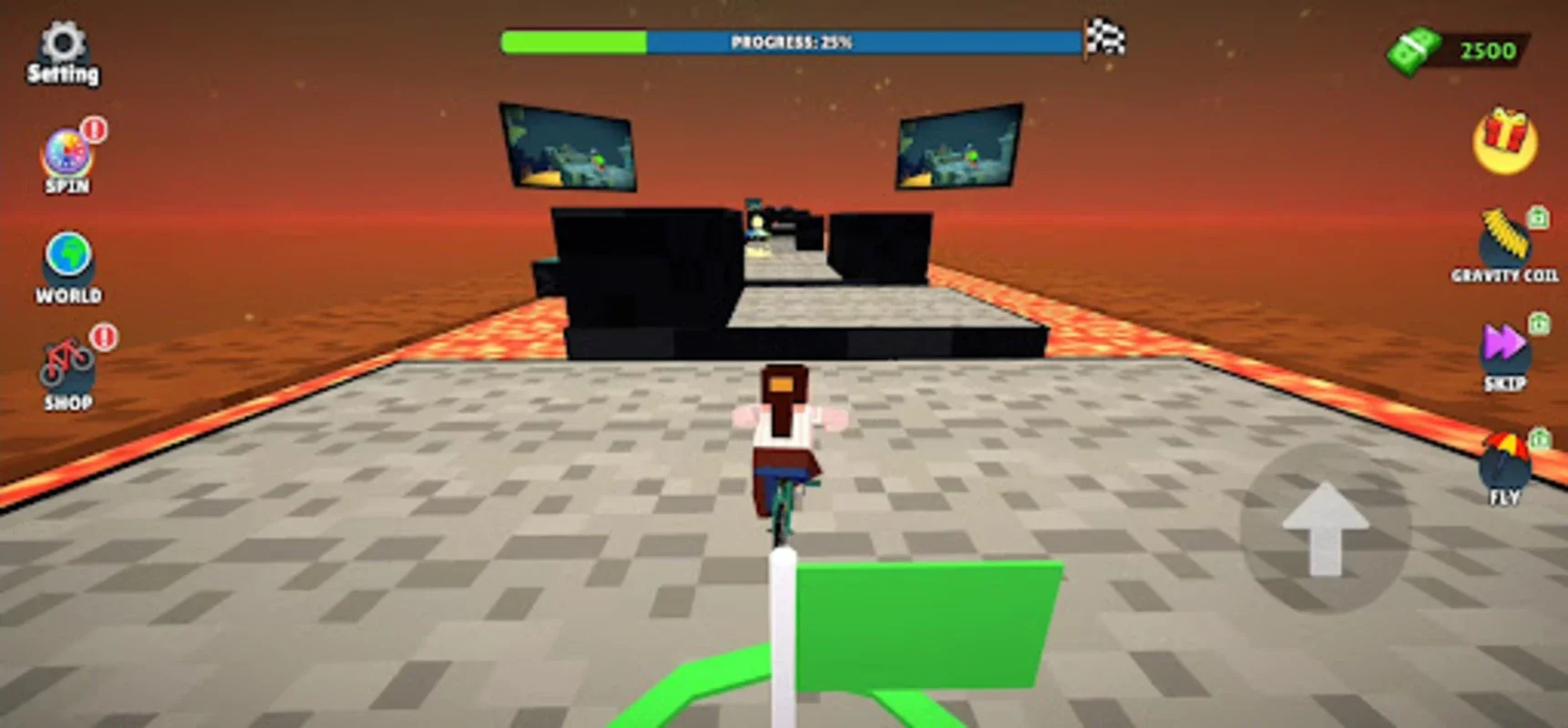 Blocky Bike Master for Android - Play and Progress