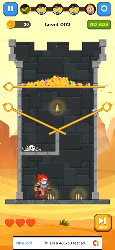 Hero Rescue on Android: Engaging Logic Puzzles