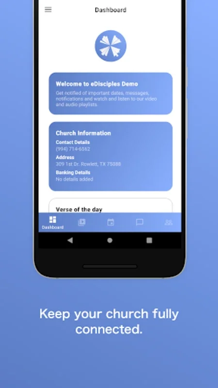 eDisciples Church App for Android: Streamline Church Management