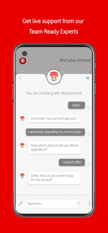 My Vodafone Oman for Android - Manage Telecom Services Easily