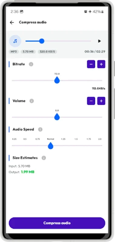 Audio Compressor for Android: Efficient MP3 Compression