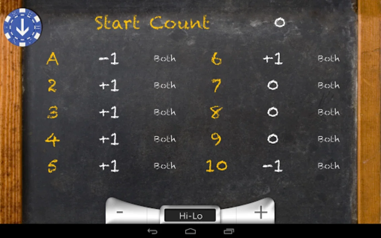 Card Counter Lite for Android: Master Blackjack Skills