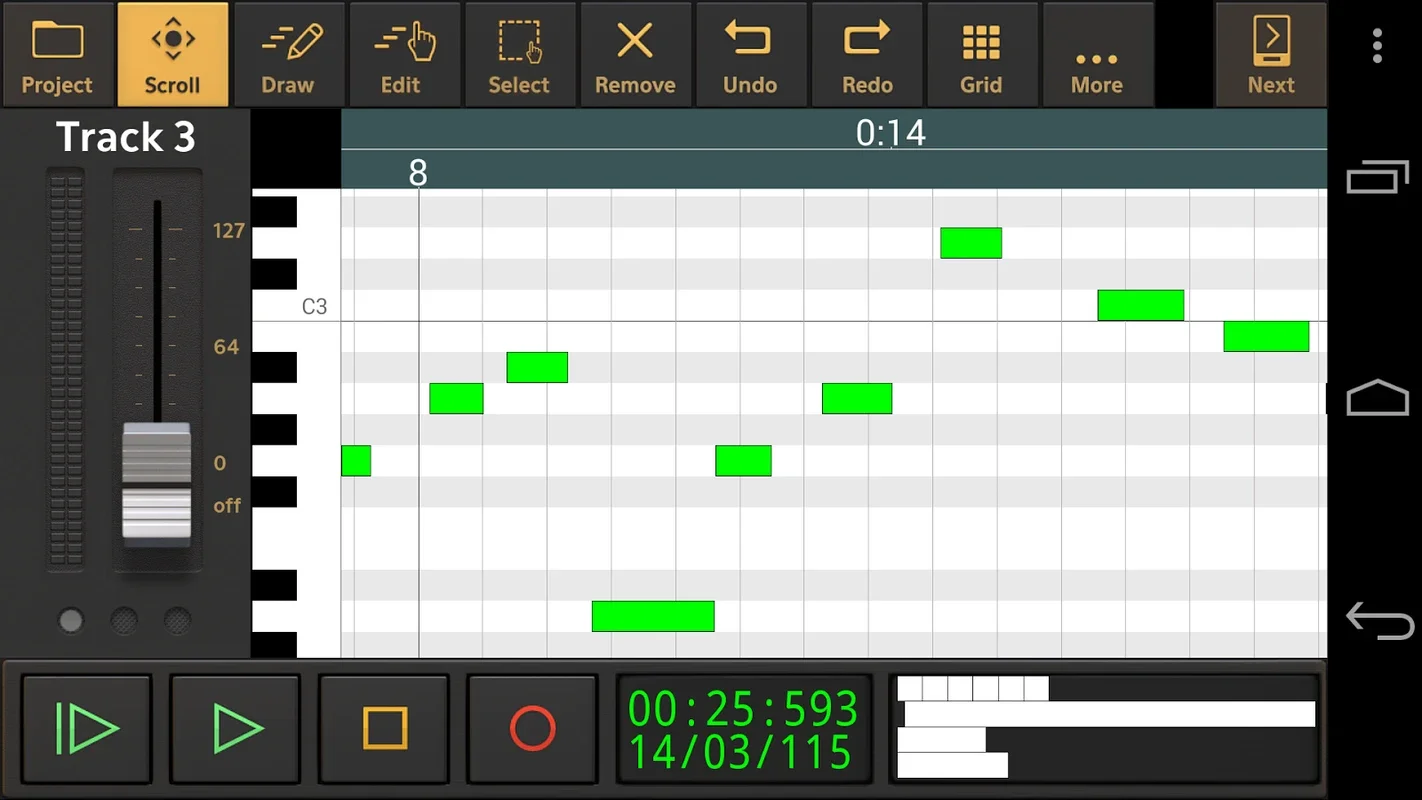 Audio Evolution Mobile DEMO for Android - Powerful Recording Studio