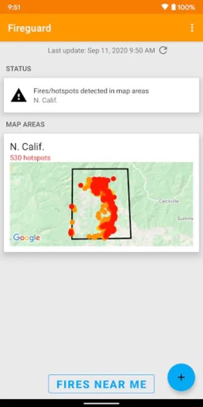 Fireguard for Android: Real - Time Wildfire Monitoring