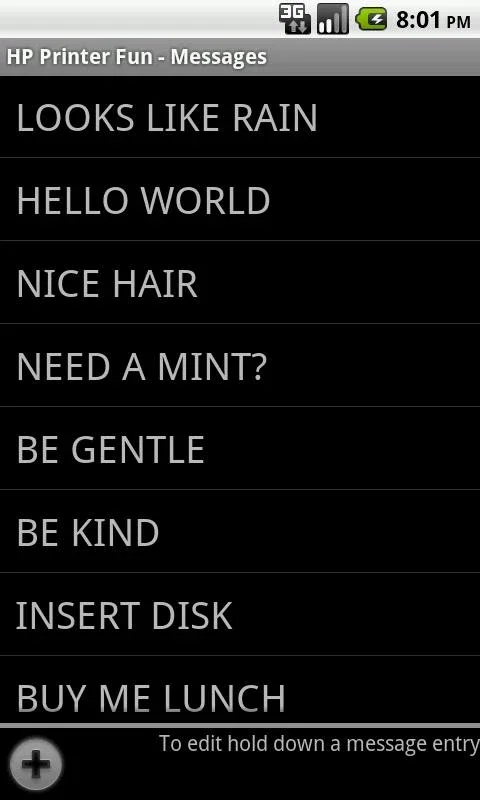 HP Printer Fun for Android: Customize Printer LCD Texts