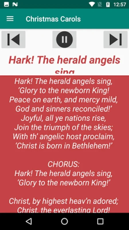 Christmas Carols mp3 & Lyrics for Android - Festive Cheer