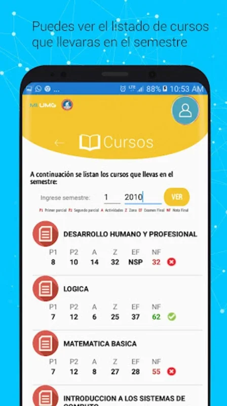 UMG - Aplicación oficial for Android: Streamline Academics