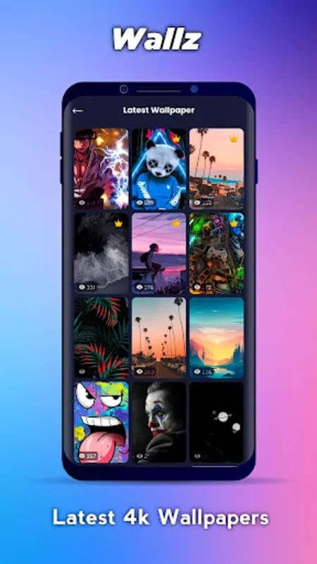 Wallz : 8K Wallpaper - HD, 4K for Android - Ideal for Device Personalization