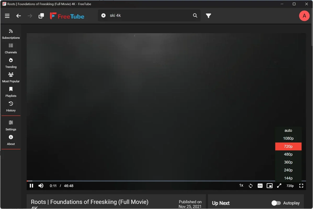 FreeTube for Windows: Anonymous YouTube Viewing