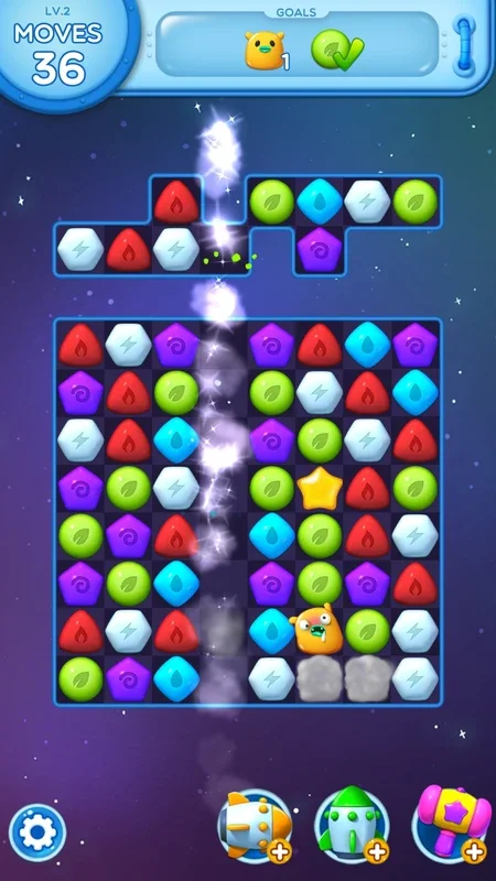 Little Odd Galaxy for Android - Engaging Match-3 Puzzle