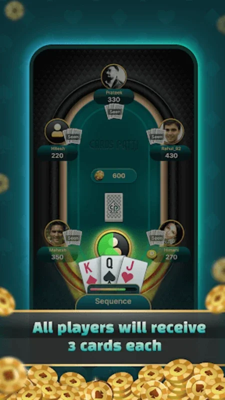 CardsPatti Lounge: TeenPatti for Android - Engaging Card Game