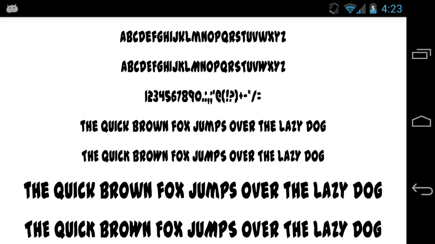 Free Fonts 50 Pack 23 for Android - Enhance Messaging