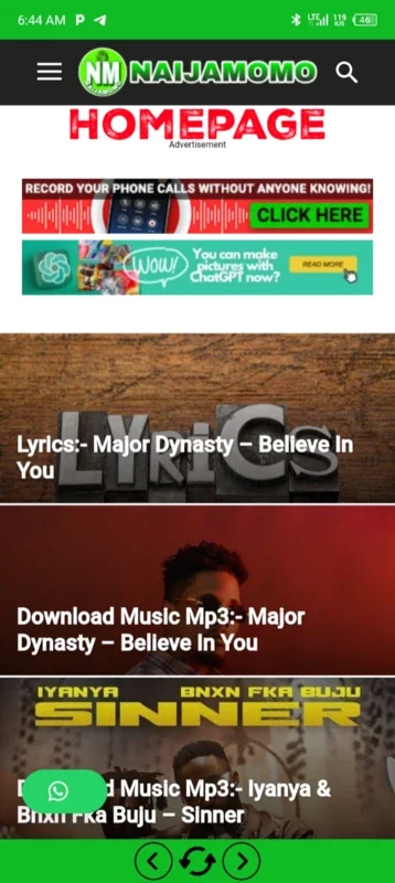 Naijamomo for Android: Your Entertainment Hub