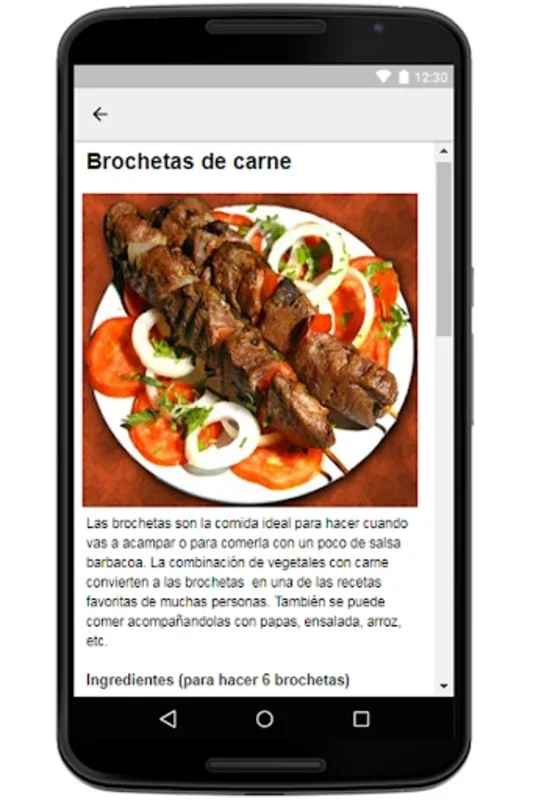 Recetas de Carnes Gratis a la Parrilla y al Horno for Android - Master Meat Recipes