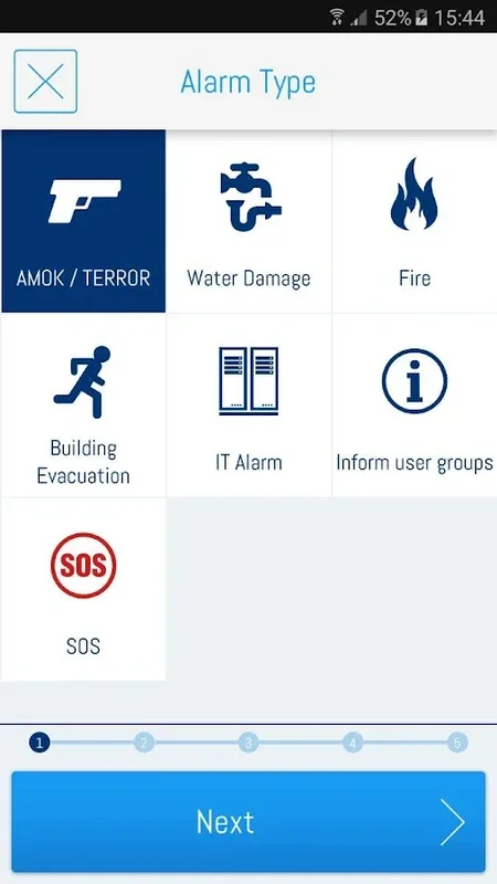 EVALARM for Android - Efficient Crisis Communication