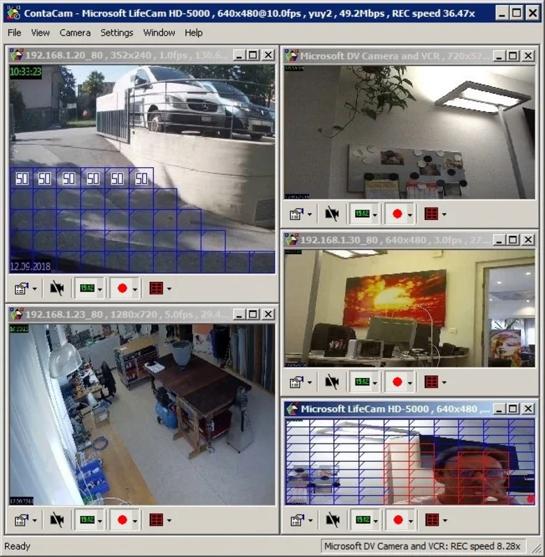 ContaCam - Video Surveillance Software for Windows