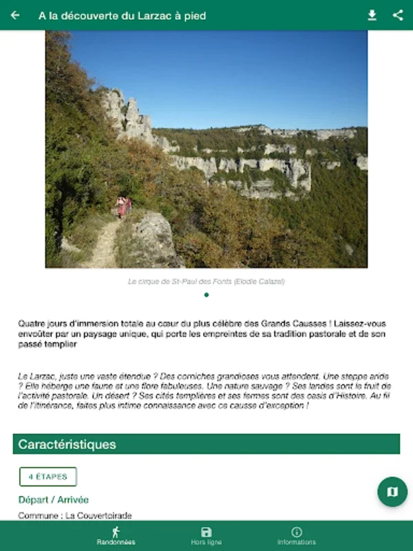 Rando Grands Causses for Android: Seamless Hiking Experience