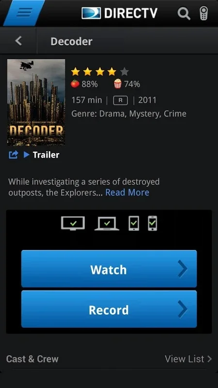 DIRECTV for Android - No Downloading Needed, Just Enjoy