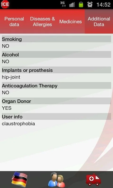 ICEcard for Android: Organize Emergency Health Info