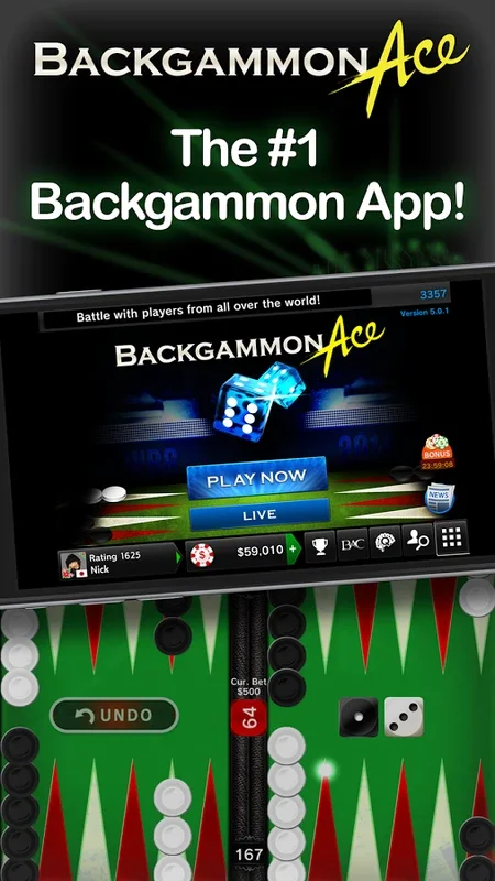 Backgammon for Android: Strategic Board Game Fun