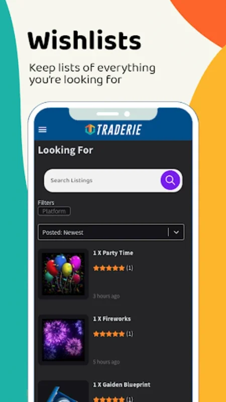 Traderie for Android: Secure Trading for Gamers