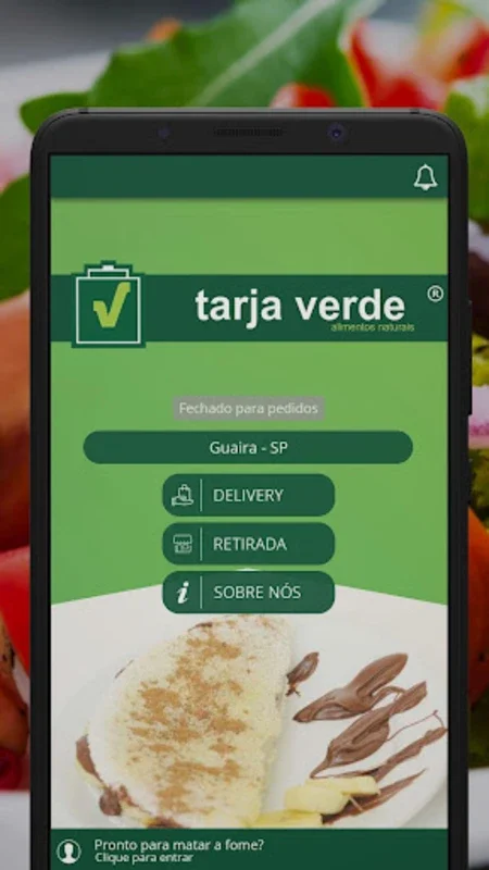 Tarja Verde Alimentos Naturais for Android - Easy Natural Food Ordering