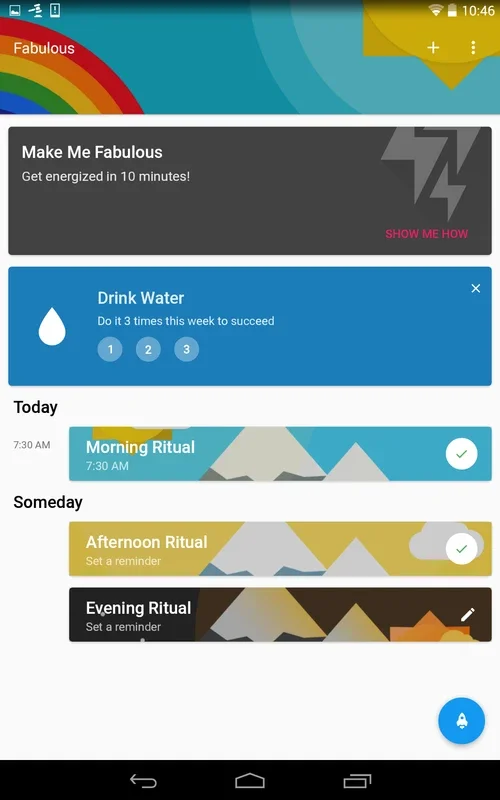 Fabulous for Android - A Daily Motivator