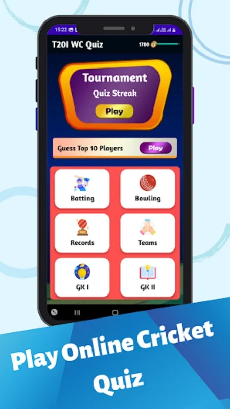 T20IWCQuiz for Android - Test Your Cricket Knowledge Offline