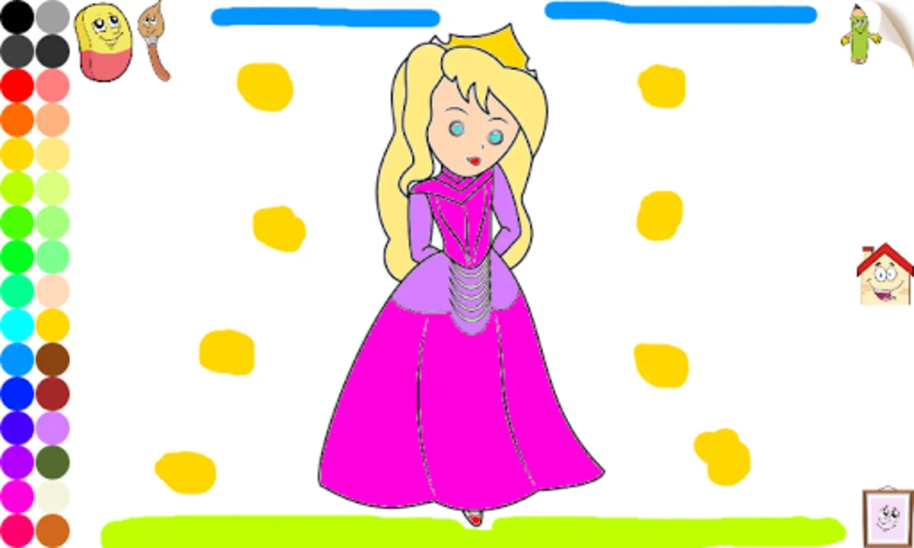 Princess Coloring Pages for Android - Fun Coloring App