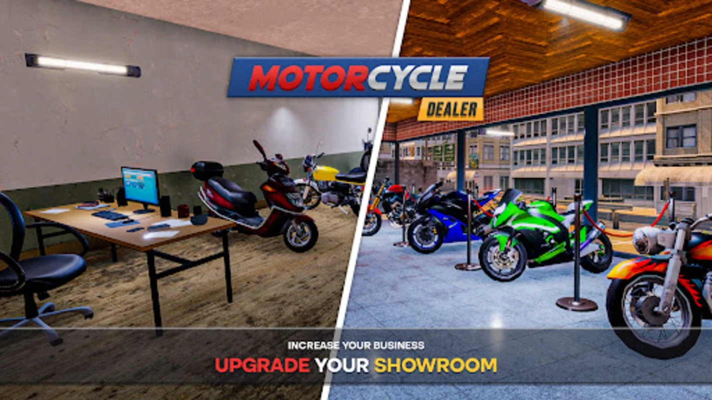 Become a Motorcycle Tycoon with Motorcycle Dealer Bike Games for Android