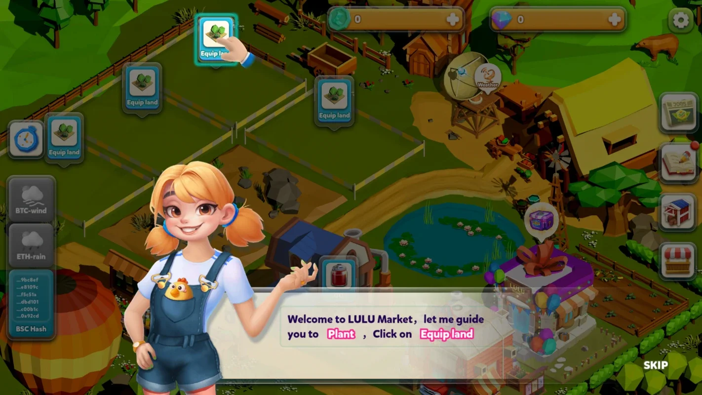 LuLu Market for Android: Virtual Farming & Global Trade