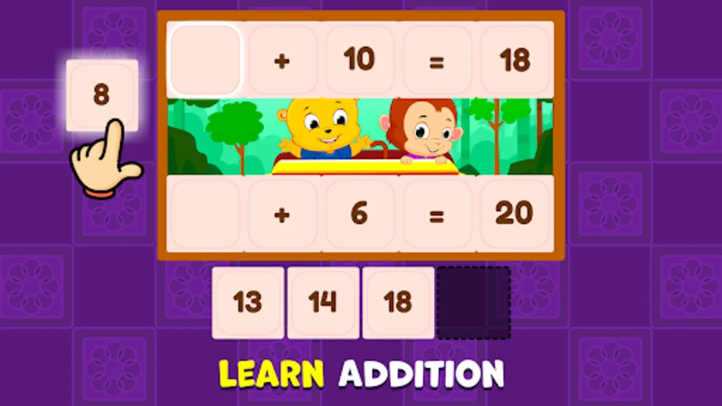 Addition and Subtraction Games for Android - No Downloading Needed