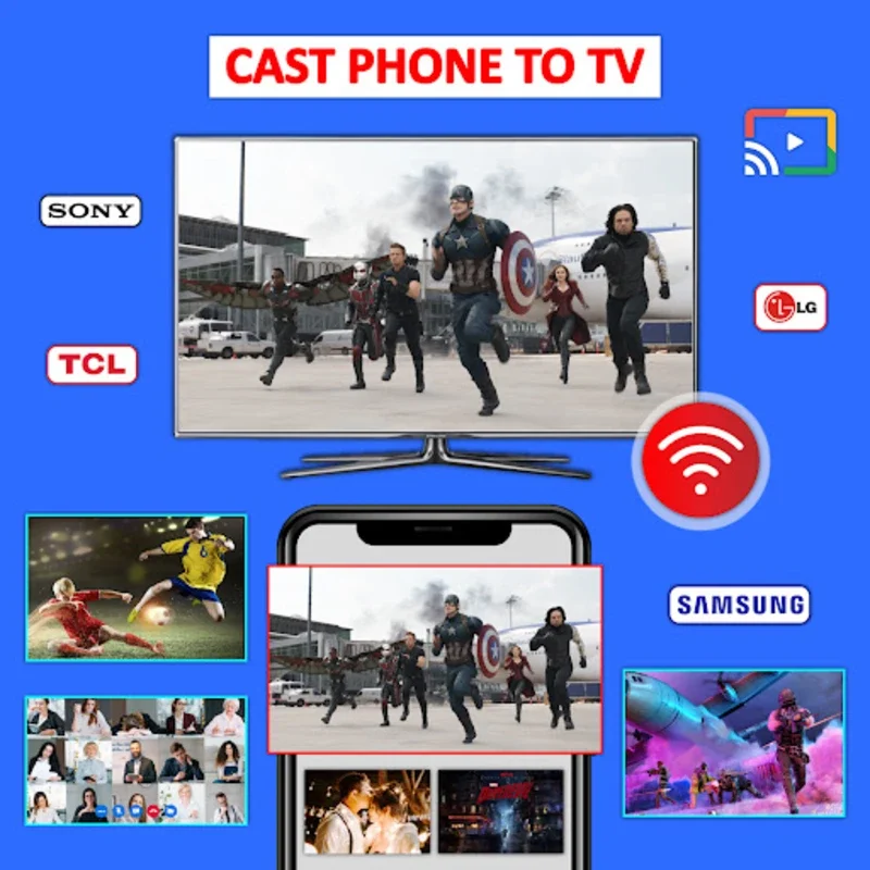 Cast Phone to TV for Android - Stream and Mirror Easily