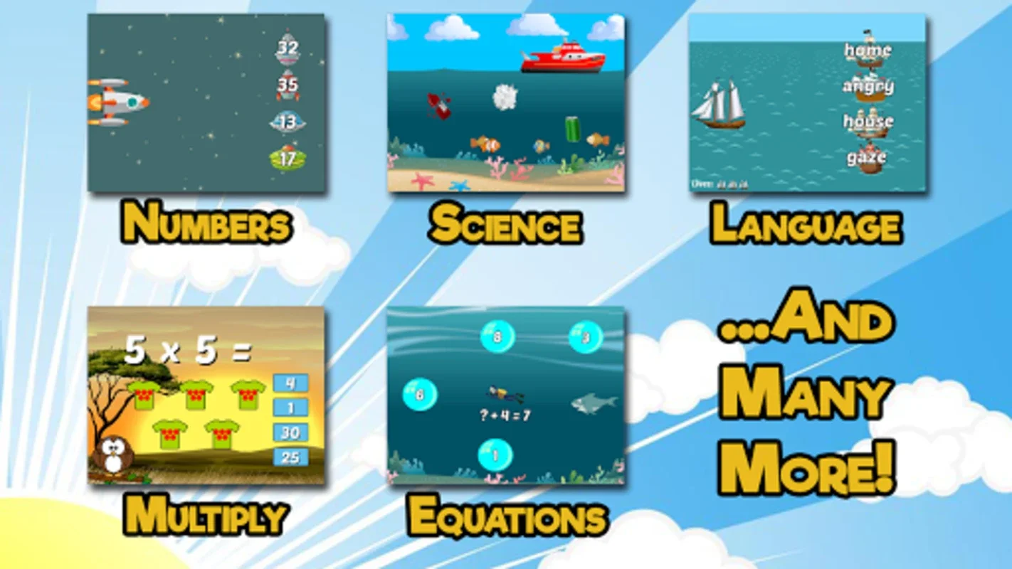 Second Grade Learning Games for Android: Engaging Core Subjects