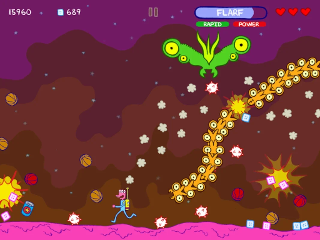 Glorkian Warrior: Shoot Weird for Android - Thrilling Action