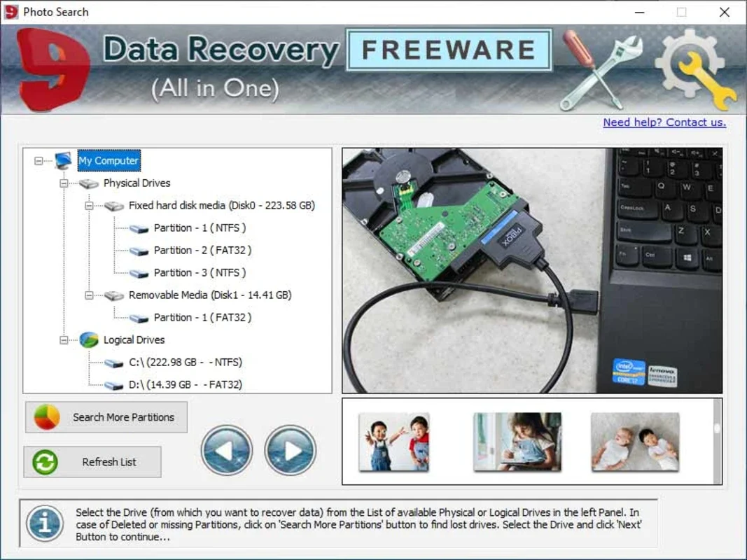 Windows Free Hard Drive Recovery Tool for Windows