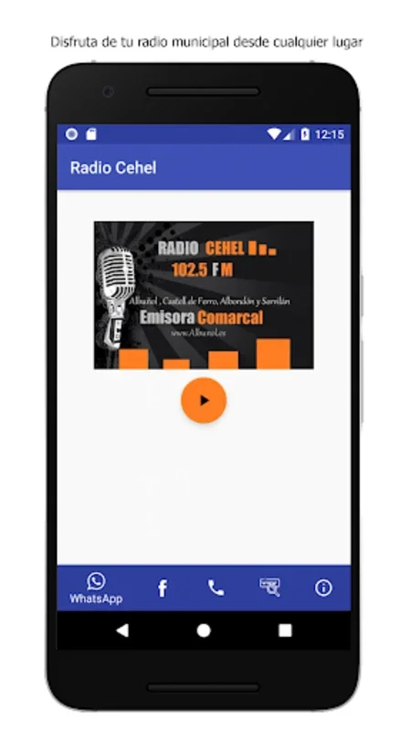 Radio Cehel for Android - Stream Albuñol's Local Broadcasts