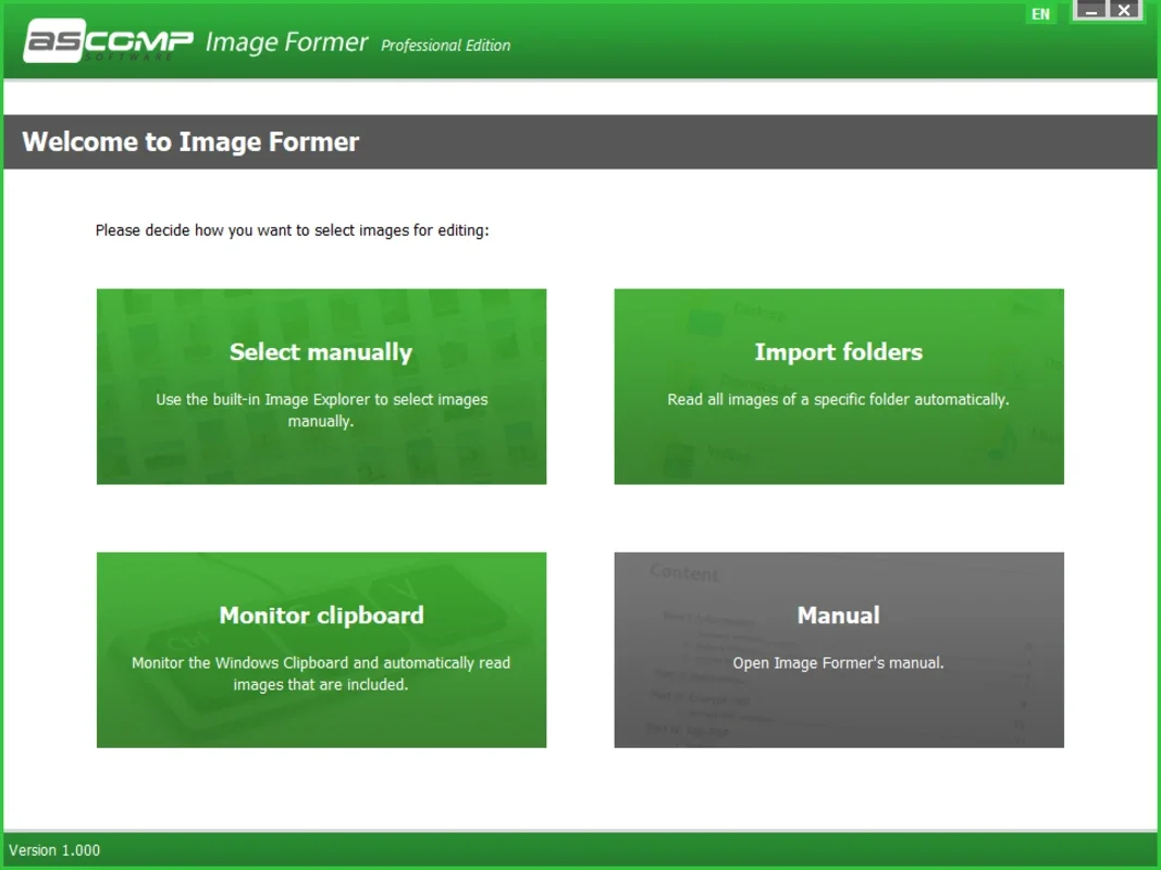 Image Former for Windows - Simplify Image Editing