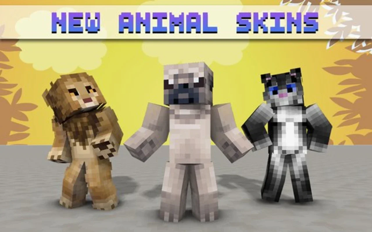 Animal Skins for Minecraft for Android - Enhance Your Game