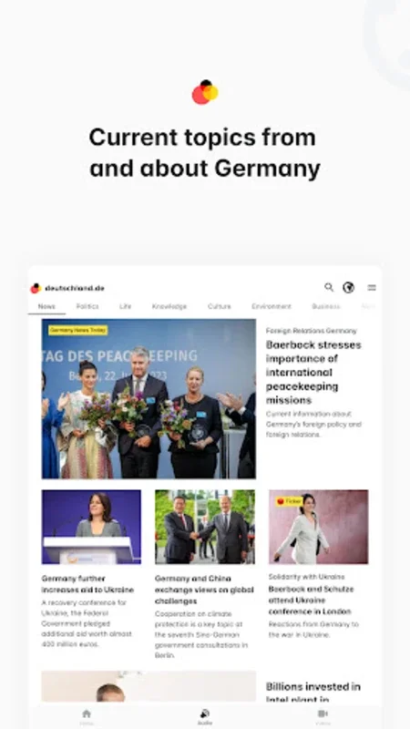 deutschland.de for Android - Comprehensive German News App