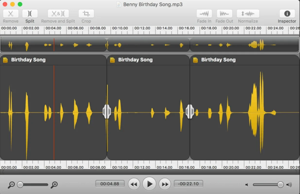 Fission for Mac - A Free Audio Editing Tool