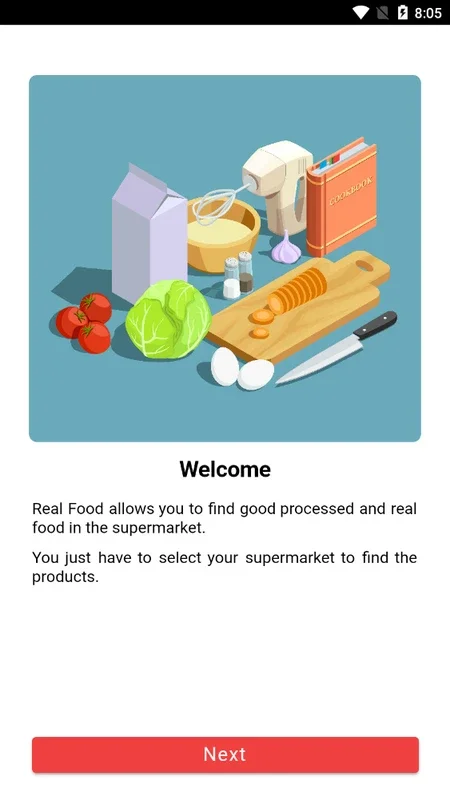 Real Food & Good Processes for Android: Healthy Eating Guide