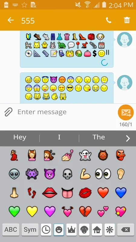 Emoji 1 Free Font Theme for Android: Personalize Images