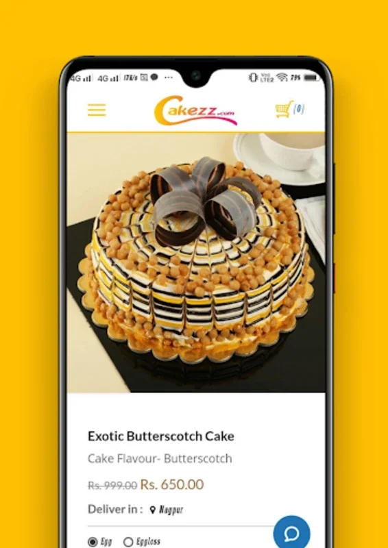 Cakezz for Android - Convenient Online Cake and Flower Delivery