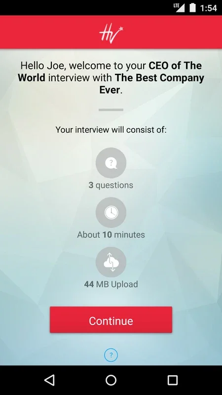 HireVue for Android - Conduct OnDemand Interviews Anytime