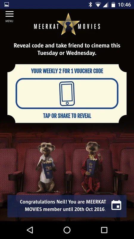 Meerkat Movies for Android - Exclusive Savings App