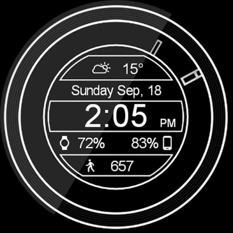 Galaxy Glow HD Watch Face for Android - Customizable Elegance