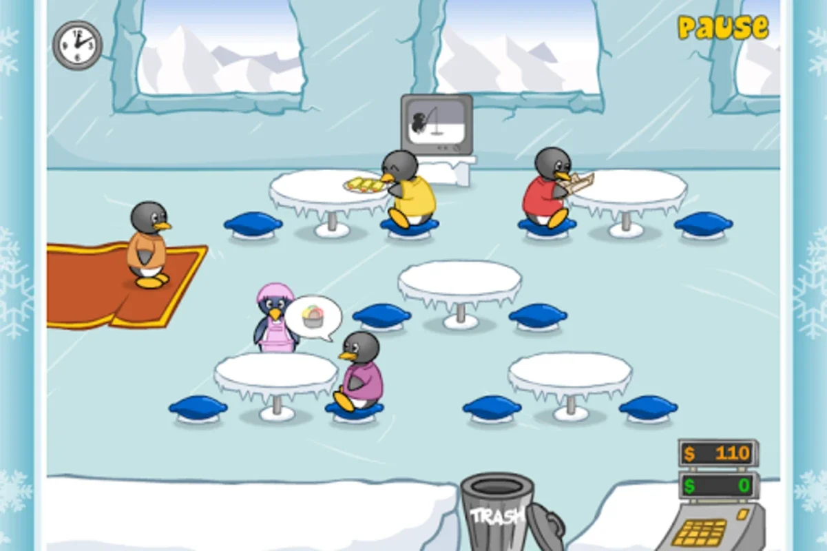 Penguin Diner for Android - Manage a Diner in the Antarctic