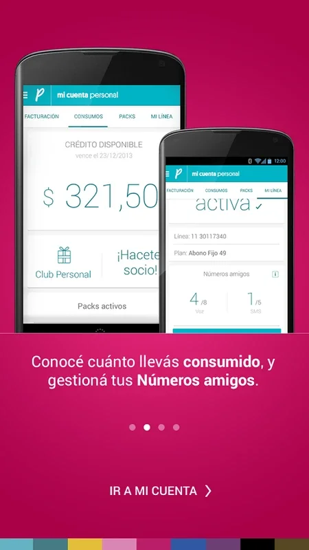 Mi Cuenta Personal for Android - Manage Personal Accounts